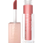 Maybelline Lifter Gloss, Hydrating Lip Gloss with Hyaluronic Acid, Creates Fuller-Looking, Shiny, Moisturised and Plumped Lips. Non-sticky, 003 Moon Pink