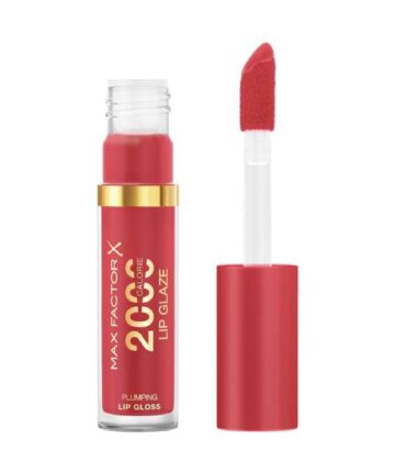 Max Factor 2000 Calorie Lip Glaze Cherry Creame, Full Shine Lip Gloss, Nourishing with Hyaluronic Acid & Squalane