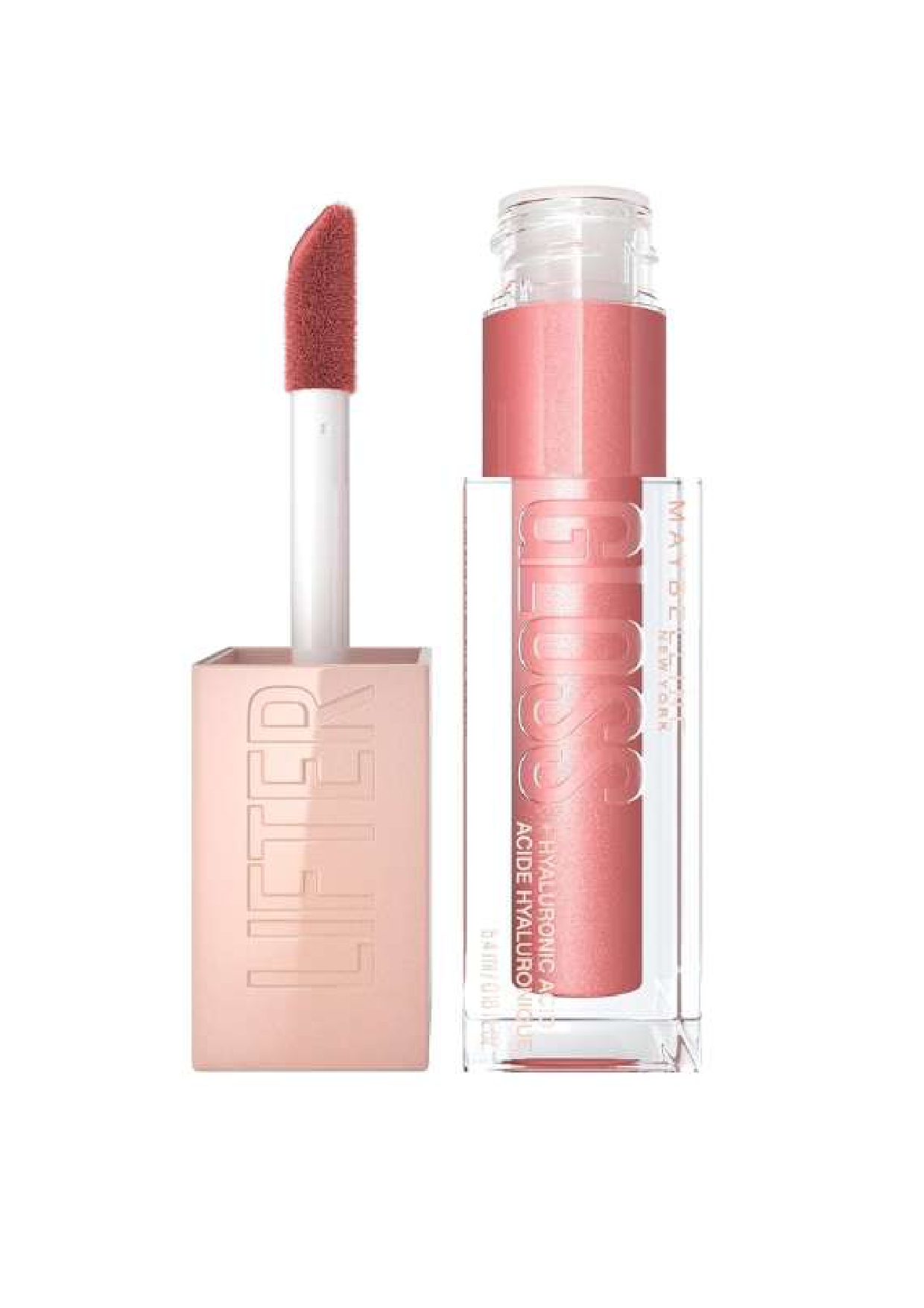 Maybelline Lifter Gloss, Hydrating Lip Gloss with Hyaluronic Acid, Creates Fuller-Looking, Shiny 003 Moon